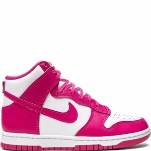 Nike Fuchsia / hot pink high dunks size 9